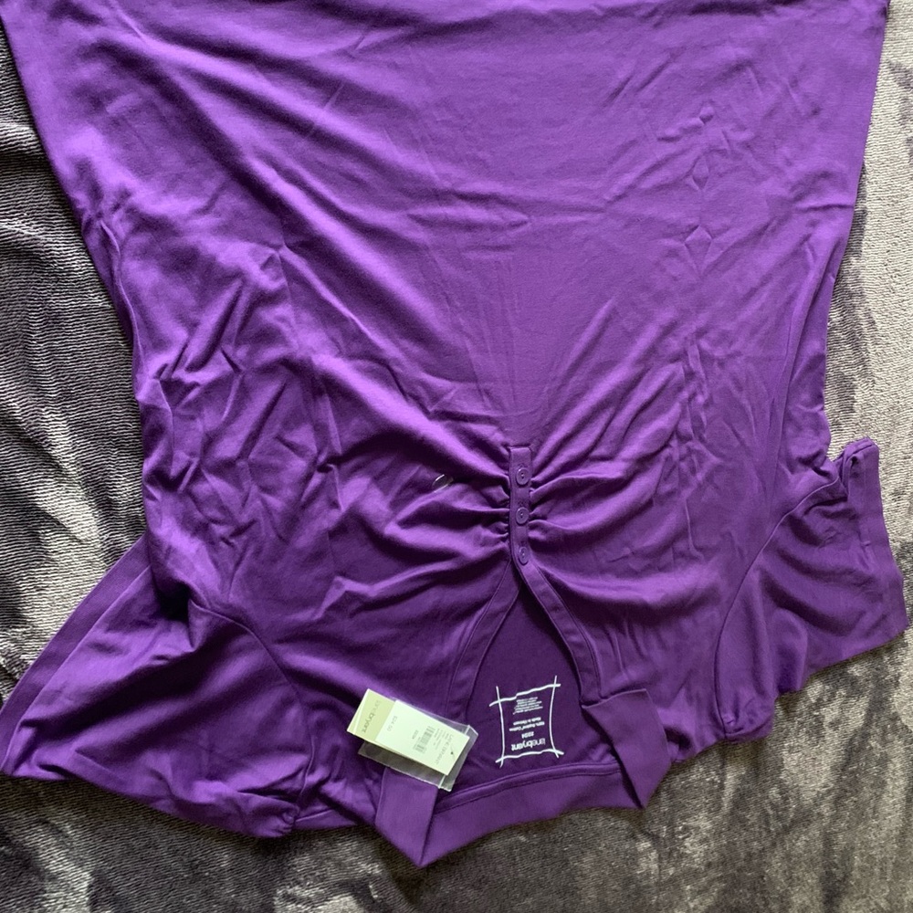 Women’s purple polo